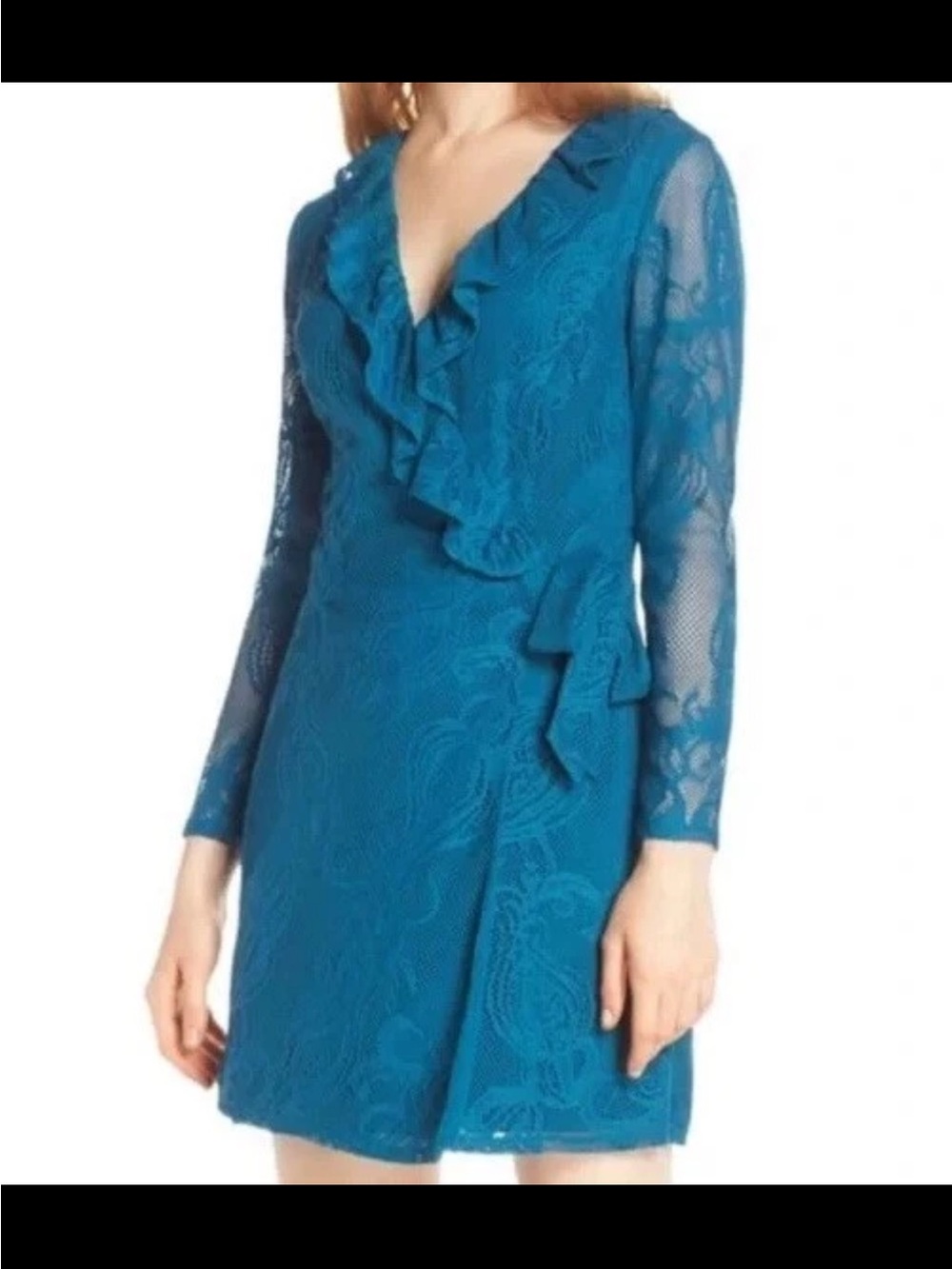 Lilly‎ Pulitzer jellyfish critter crochet inky tidal tiki ruffle wrap romper